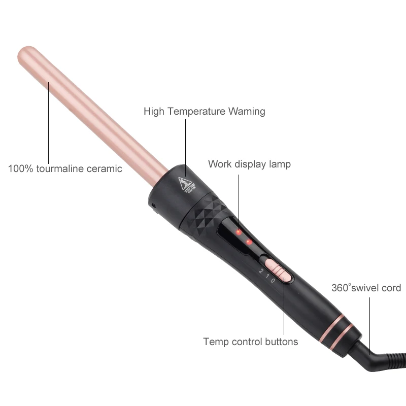 Desain baru Minor dari alat pengeriting rambut kombinasi alat pengeriting rambut yang paling populer dan dapat dipertukarkan