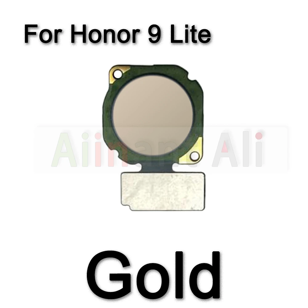 Aiinant Back Home Button Key Connector Touch ID Finger Scanner Fingerprint Sensor Flex Cable For Huawei Honor 9 9i 9X Lite