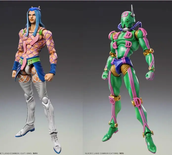 Original Medicos Narciso Anasui Diver Down model  bizarre adventure action figure toy