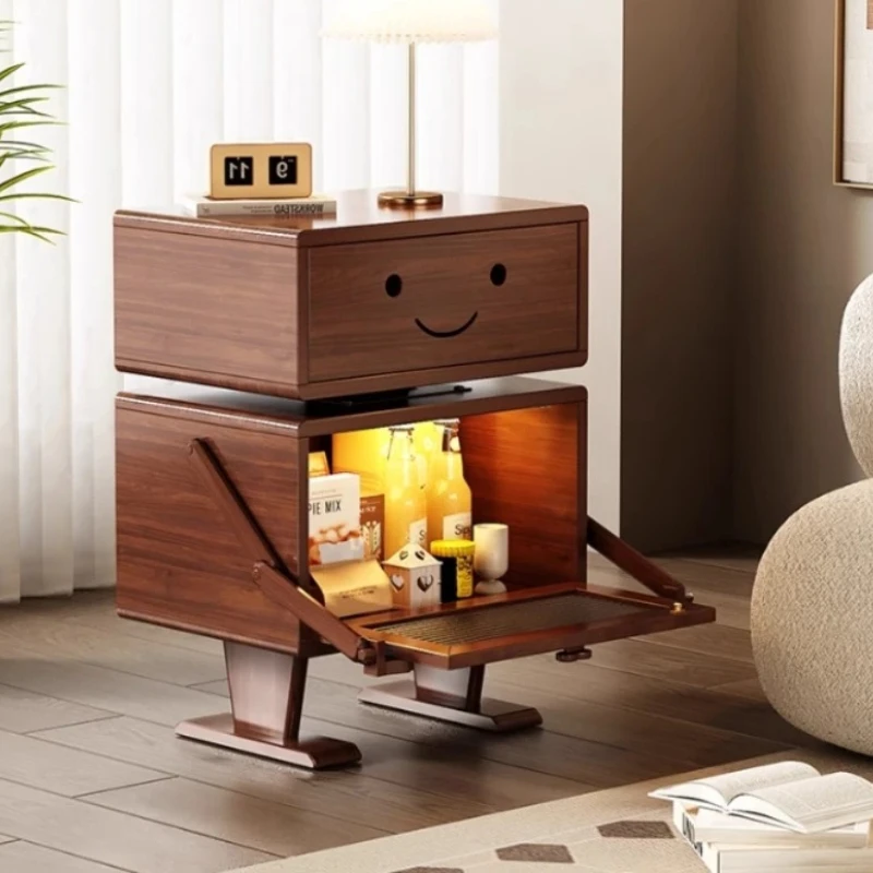 

Living Room Modern Nightstands Luxury Storage Light Aesthetic Bedsides Table Minimalist Unique Szafka Nocna Bedroom Furniture