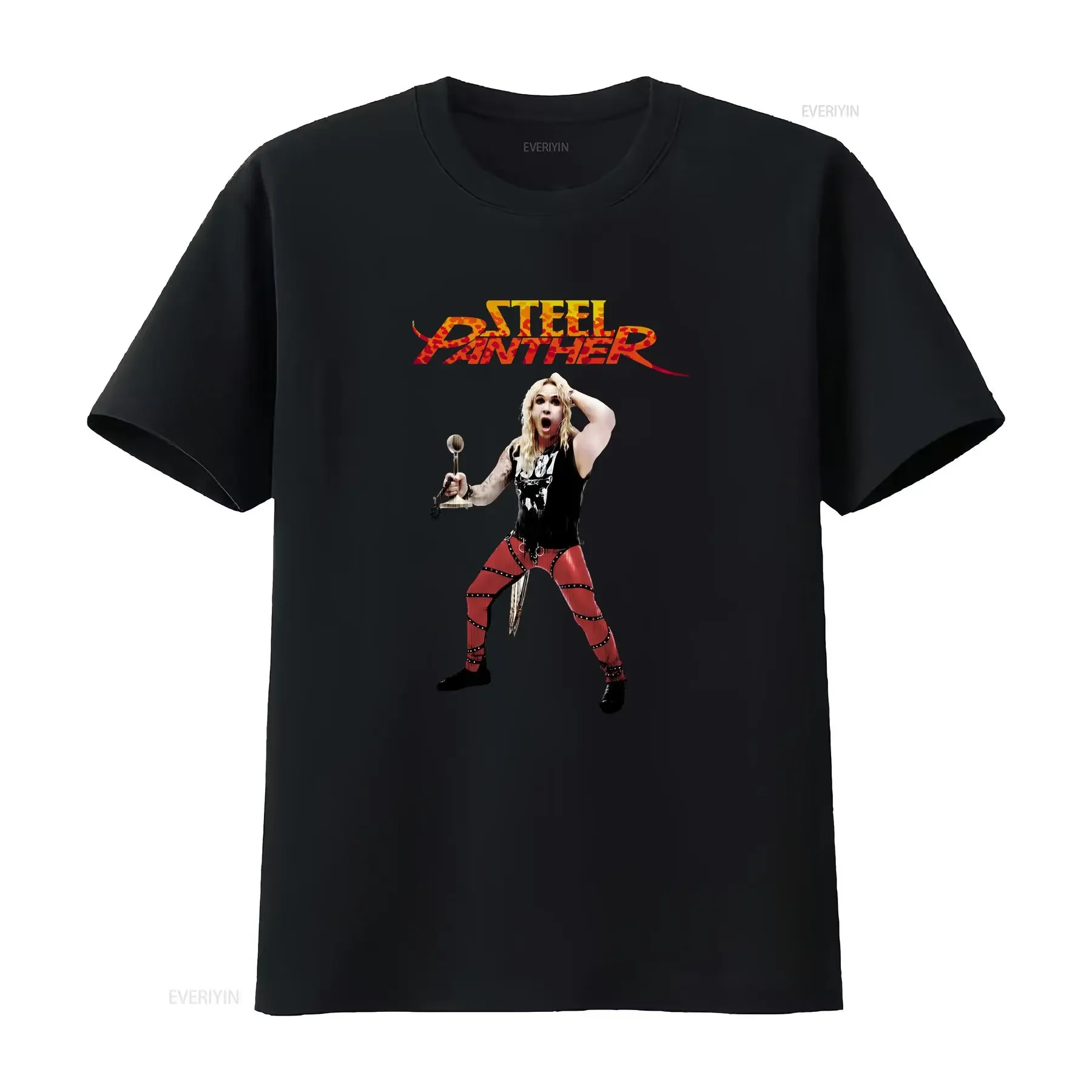 Steel Panther Michael Starr Black T shirt unisex All sizes S to 45Xl XY673 vintage Washed streetwear Top For Everyday Wear