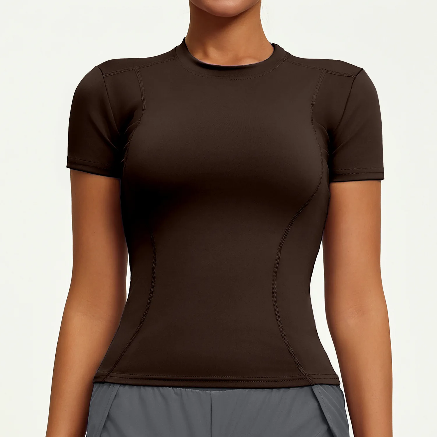 Summer yoga top for slimming, running, fitness, sports, short-sleeved cycling training clothes