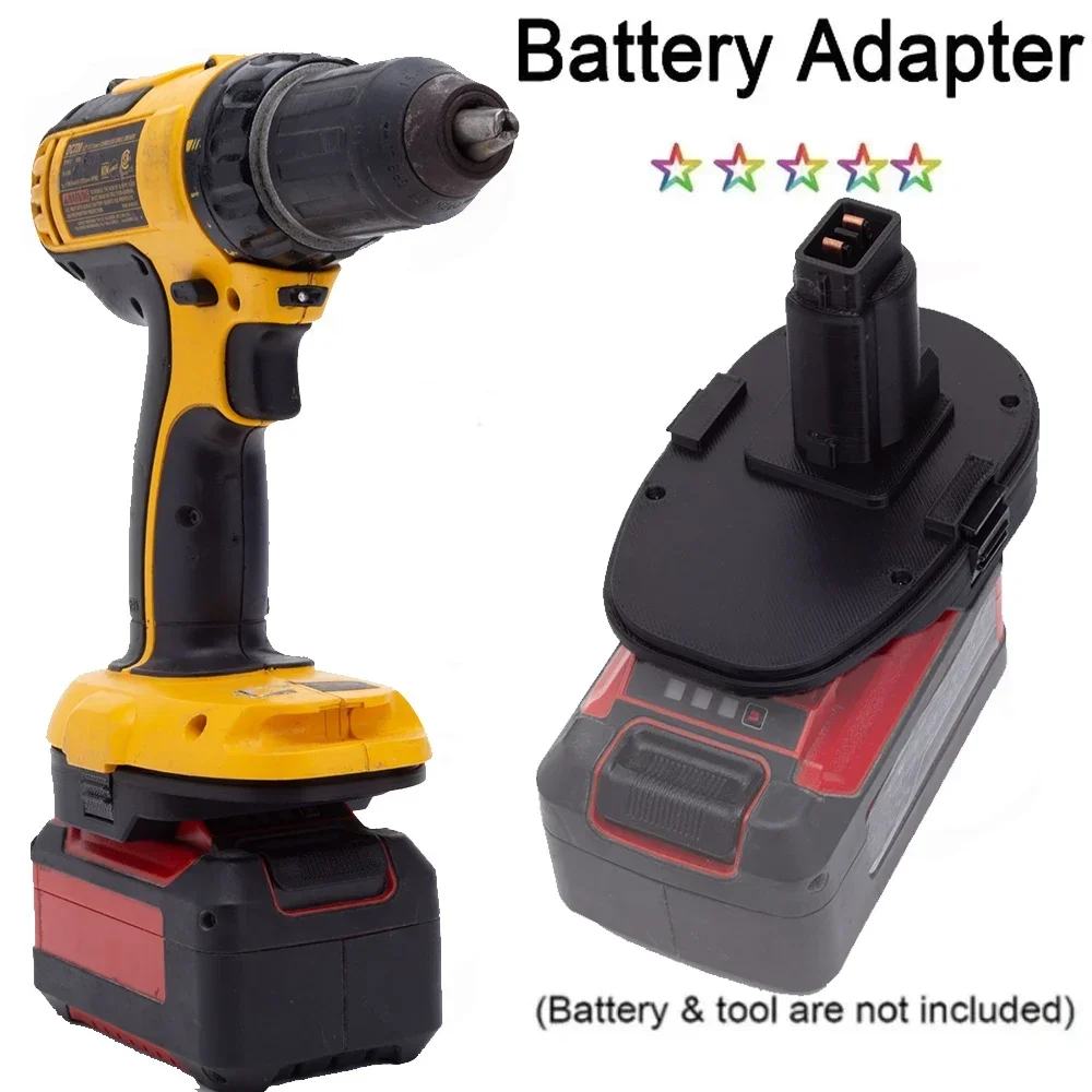 

Battery Adapter Converter For Ozito 18V PXC Lithium To for DeWalt Ni-Cd Ni-Mh Power Tools (No include tools and battery)