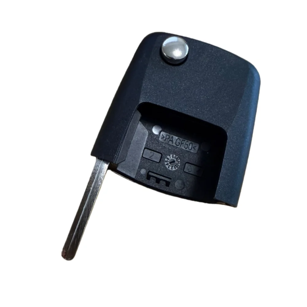Square Flip Remote Key Head Blank Chip Shell for VOLKSWAGEN VW Jetta Touareg Passat Bora HU66 Blade