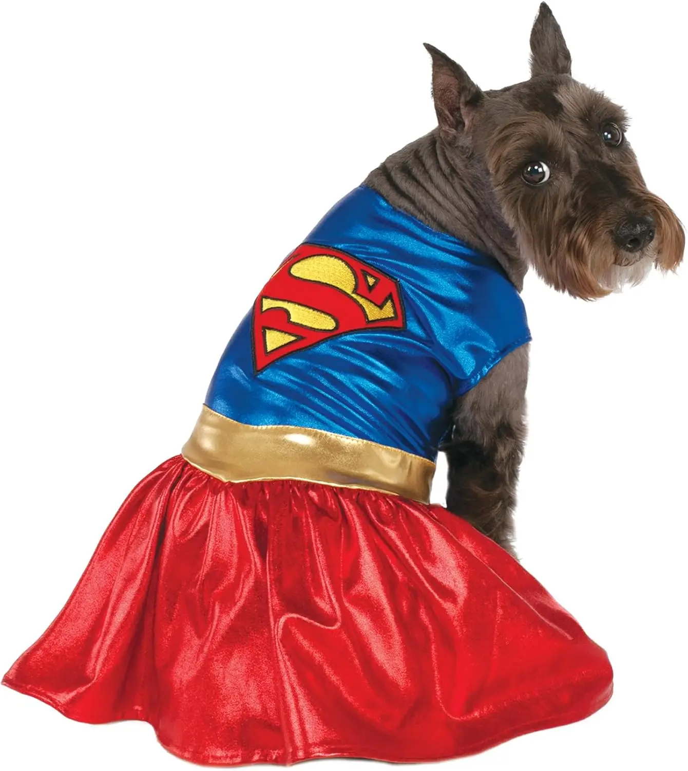 Comics Superheroes: Disfraz de Supergirl para perros o gatos de Rubies, talla grande