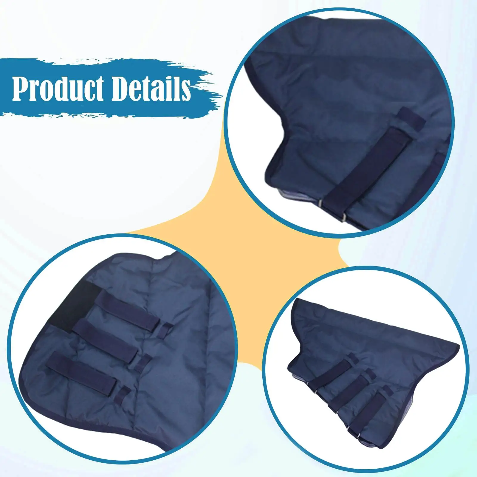 Winter Horse Neck Cover Thickened Fleece Neck Warmer Hood Waterproof Blanket for Horses Riding Equipment