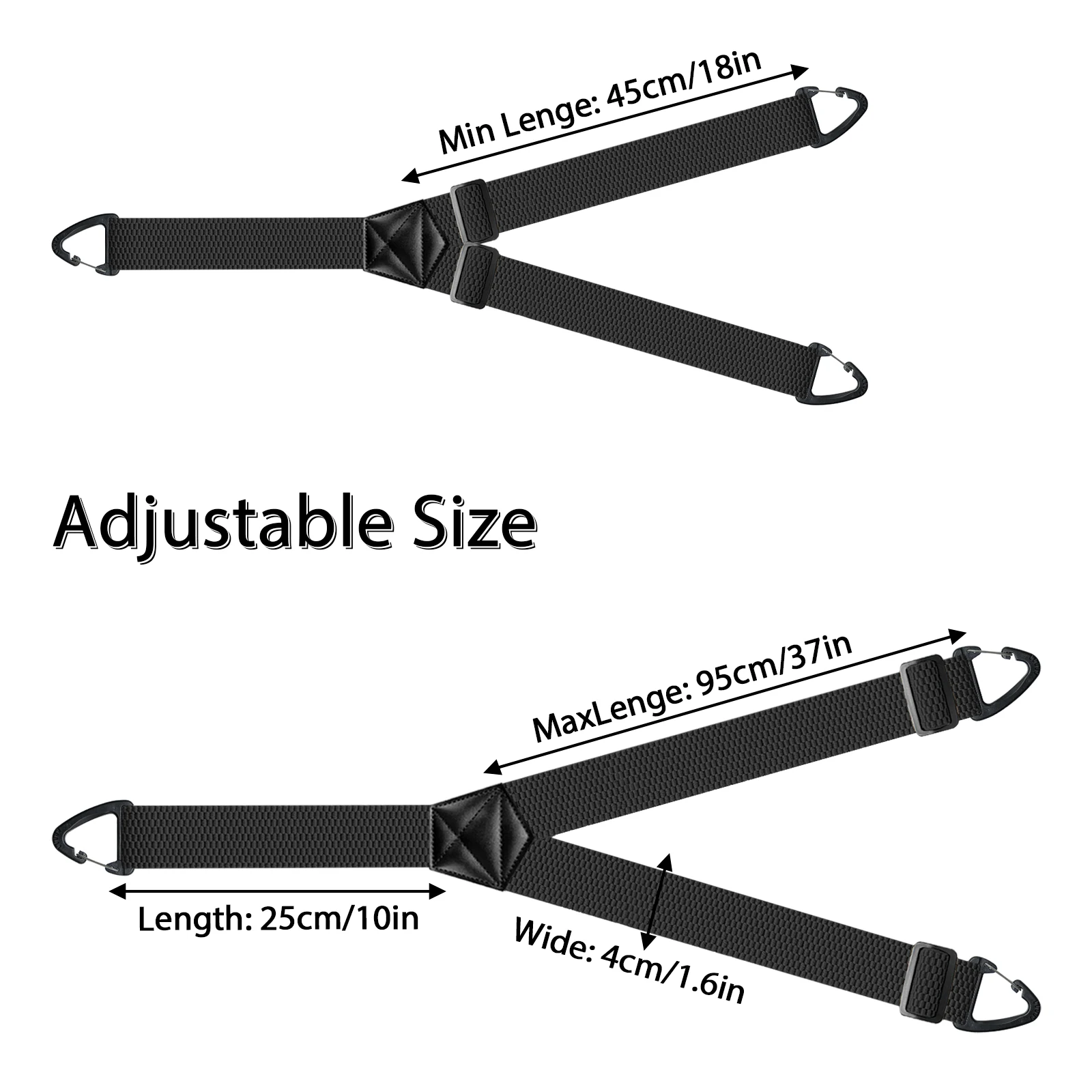 Hidden Suspenders for Men, Heavy Duty Work Under Y Back Design