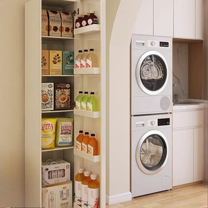 Corner cabinet crevice locker living room corner cream wind against the wall corner cabinet bedroom narrow slot storage locker