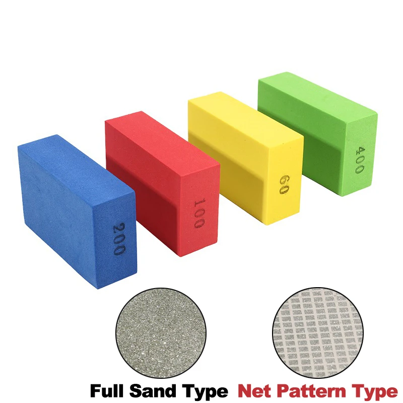 

1/4 шт. Алмазные полировальные накладки для ручной шлифовки плитки, стекла, абразивные блоки для шлифовки камня, мрамора, керамики, полировальные диски, инструменты для полировки