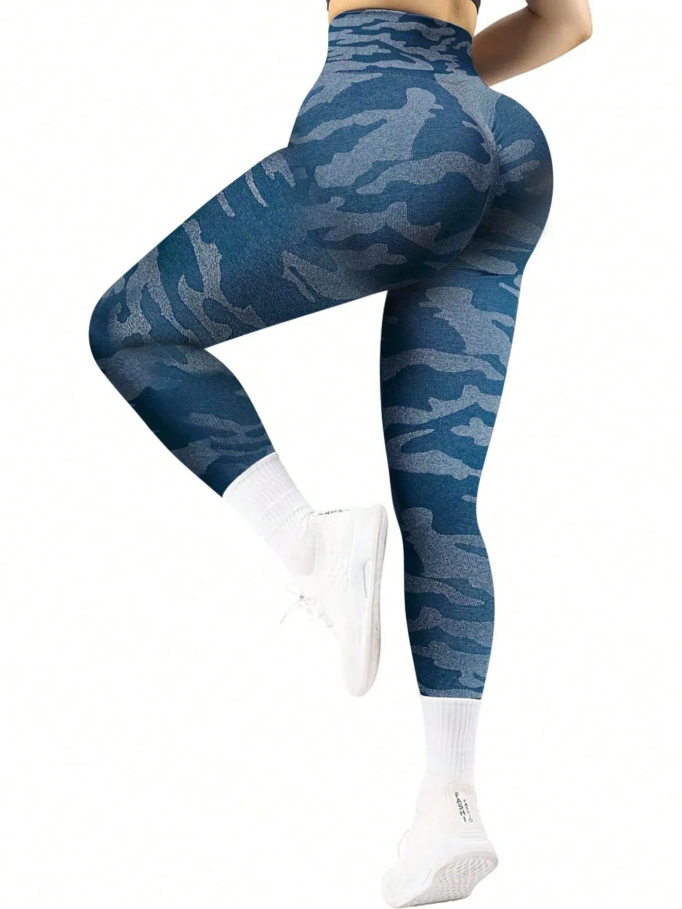 Women's Butt Lifting Yoga Pants Breathable Comfortable Shaping Gym Sport Shorts with Anti-Drop Tummy Control for Fitness