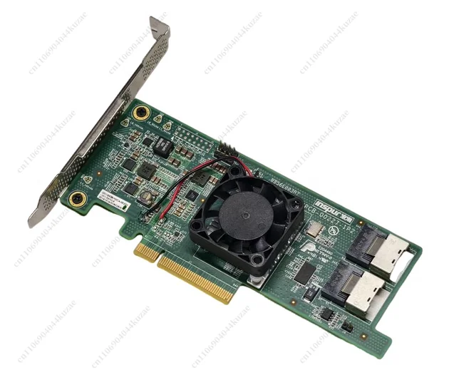 In Stock for LSI 9300-8E 3008 HBA Card - 12G 8644 Dual External Interface SAS Straight-through Cassette Fan Cooling