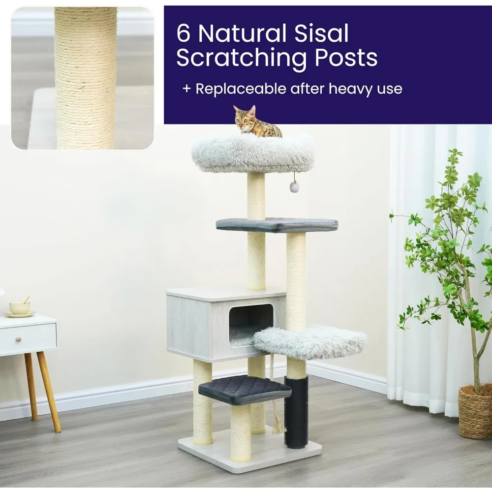 Set di 2 librerie alte e moderne da 2 con 10 cubi, libreria da pavimento, soluzione di archiviazione elegante