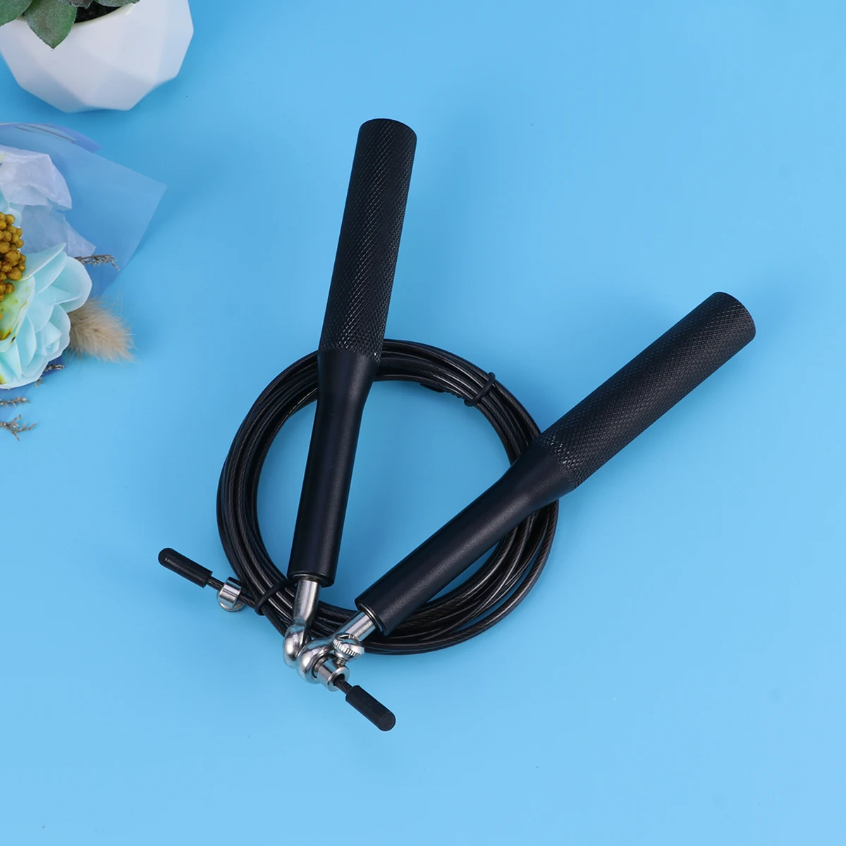 

Training Partner Jump Rope Adjustable Ball Bearing Workout Fitness Skipping Aluminum Handle