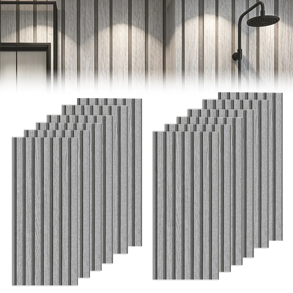10 pezzi, 30*60CM Adesivi per pavimento effetto marmo, adesivi murali autoadesivi, decorazioni impermeabili per bagno