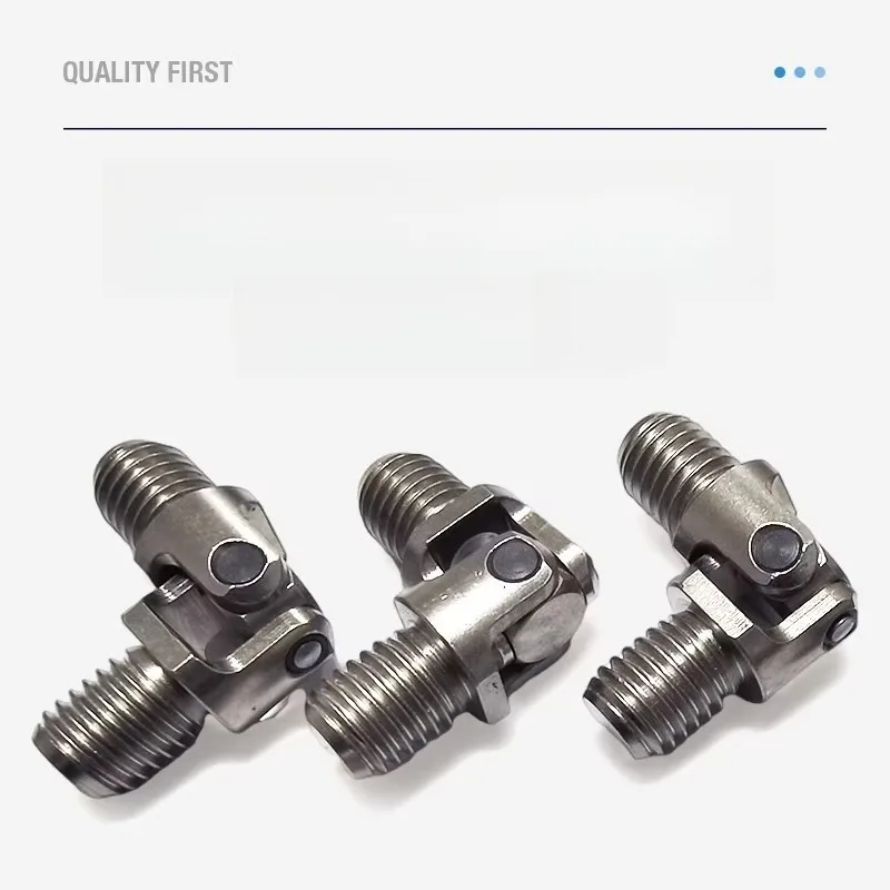 Excavator handle cross universal joint coupling accessories universal universal joint double thread control lever cardan joint
