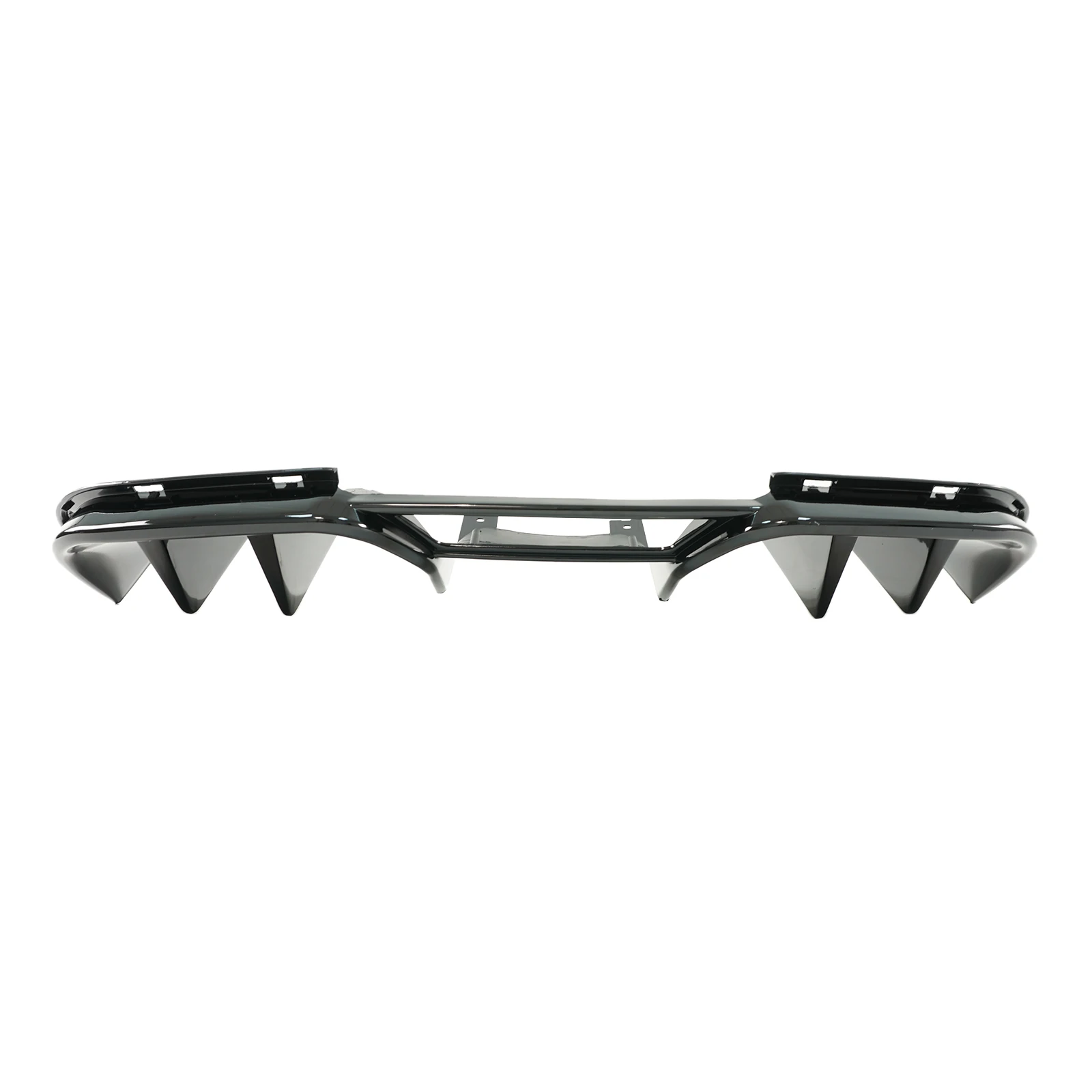 لفورد 2015-2017 موستانج المصد الخلفي الناشر اكسسوارات السيارات طقم الجسم ماتي أسود لامع أسود ABS مشبك من البلاستيك تركيب