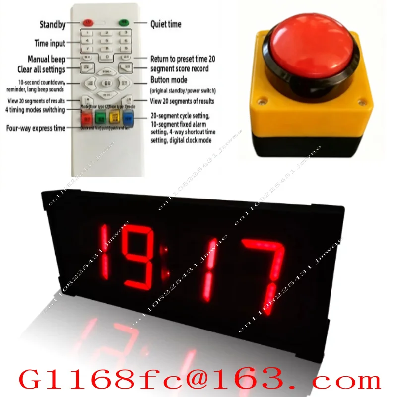 10 Second Challenge Console, Football Match Speech Exam Reminder Electronic Timer