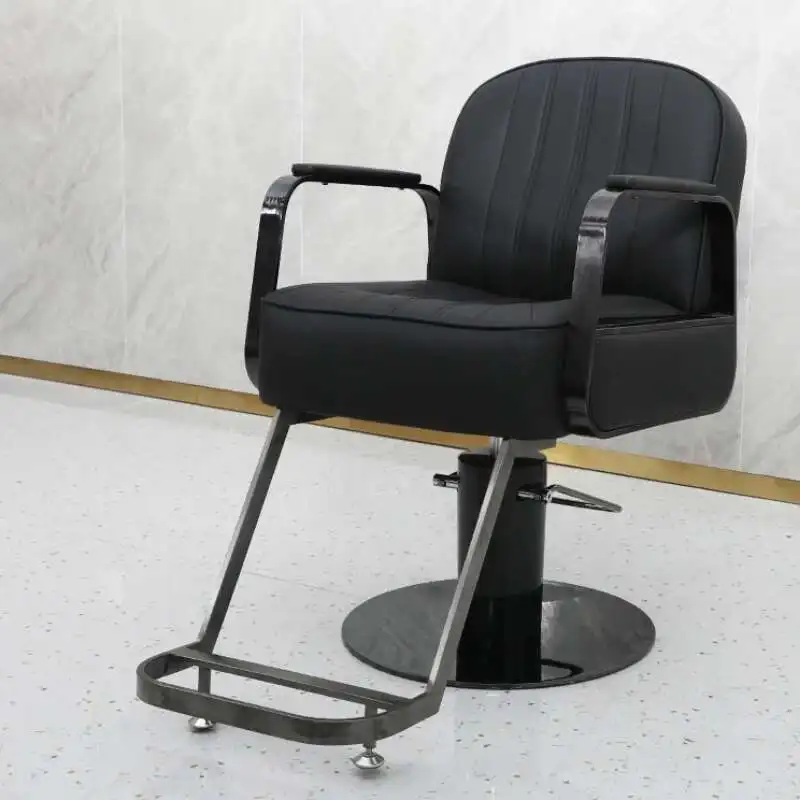 

Modern Swivel Barber Chairs Cosmetic Luxury Rotating Commercial Barber Chairs Reception Tattoo Silla Barberia Furniture SR50BC