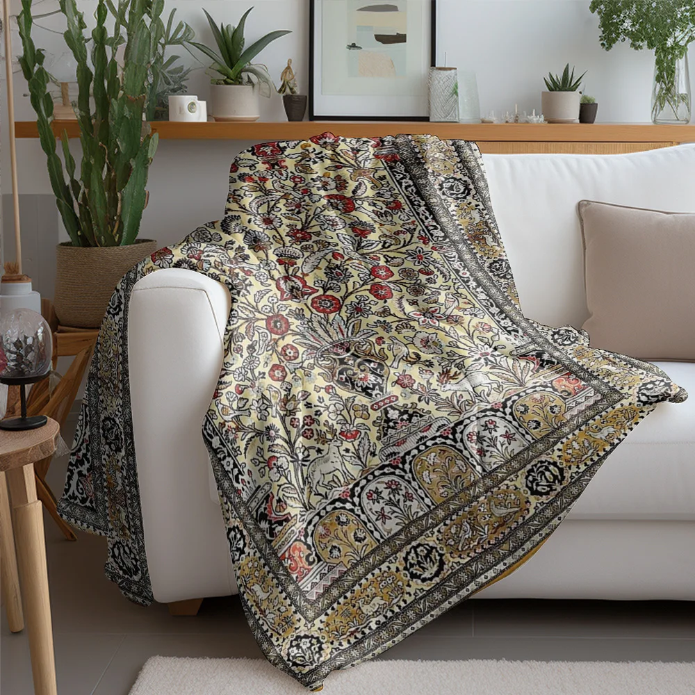 Turkish Kilim Vintage Ethnic Cotton Shaggy Rug Area Rug for Sofa Bed Living Room Decor 130x180cm