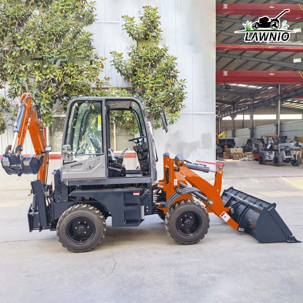 CE Certified Wheel Loader  Equipped with 1650mm Max Digging Depth and Low Noise for Material Loading Backhoe Loader
