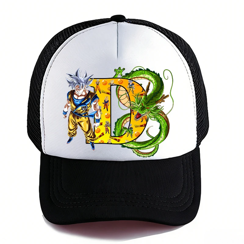 Cartoon Adult Baseball Caps Dragon Ball Goku Letter Summer Outdoor Sport Breathable Mesh Hat Cute Anime Sunbonnet Birthday Gifts view 5