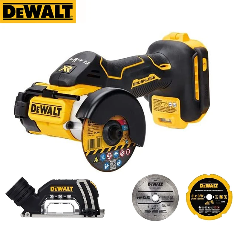 

DEWALT DCS438 20 в XR инструмент для резки бесщеточный двигатель ручная режущая машина мини перезаряжаемая угловая шлифовальная машина литиевые электроинструменты