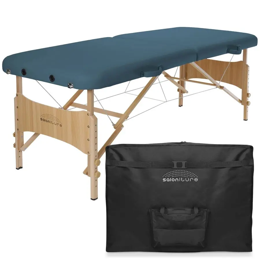 Basic Portable Folding Massage Table Blue
