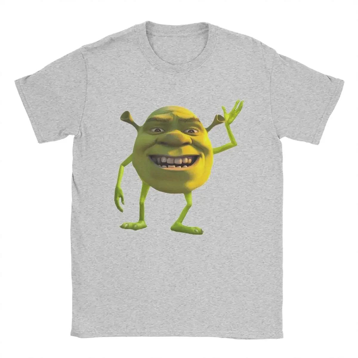 New Arrival Men Women Shreks Wazowski Funny Meme Shirt Top Tee Clothes Apparel Vintage Pure Cotton Cute Monsters T Shirts style.