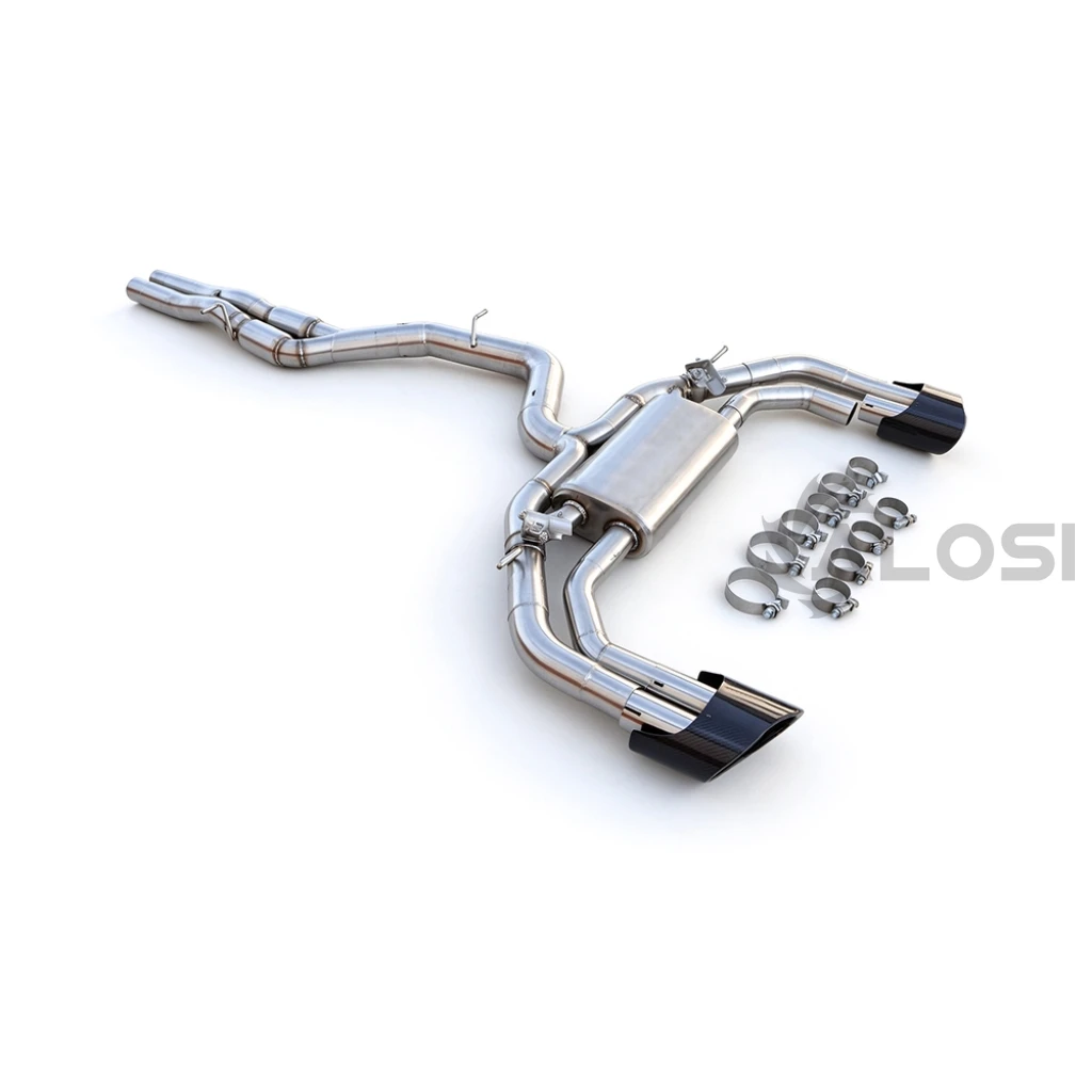 Remote Control Electronic Valve Exhaust With RS Flat Tip for Audi TTRS 8S Coupe Sportback 2.5T Racing Tuning