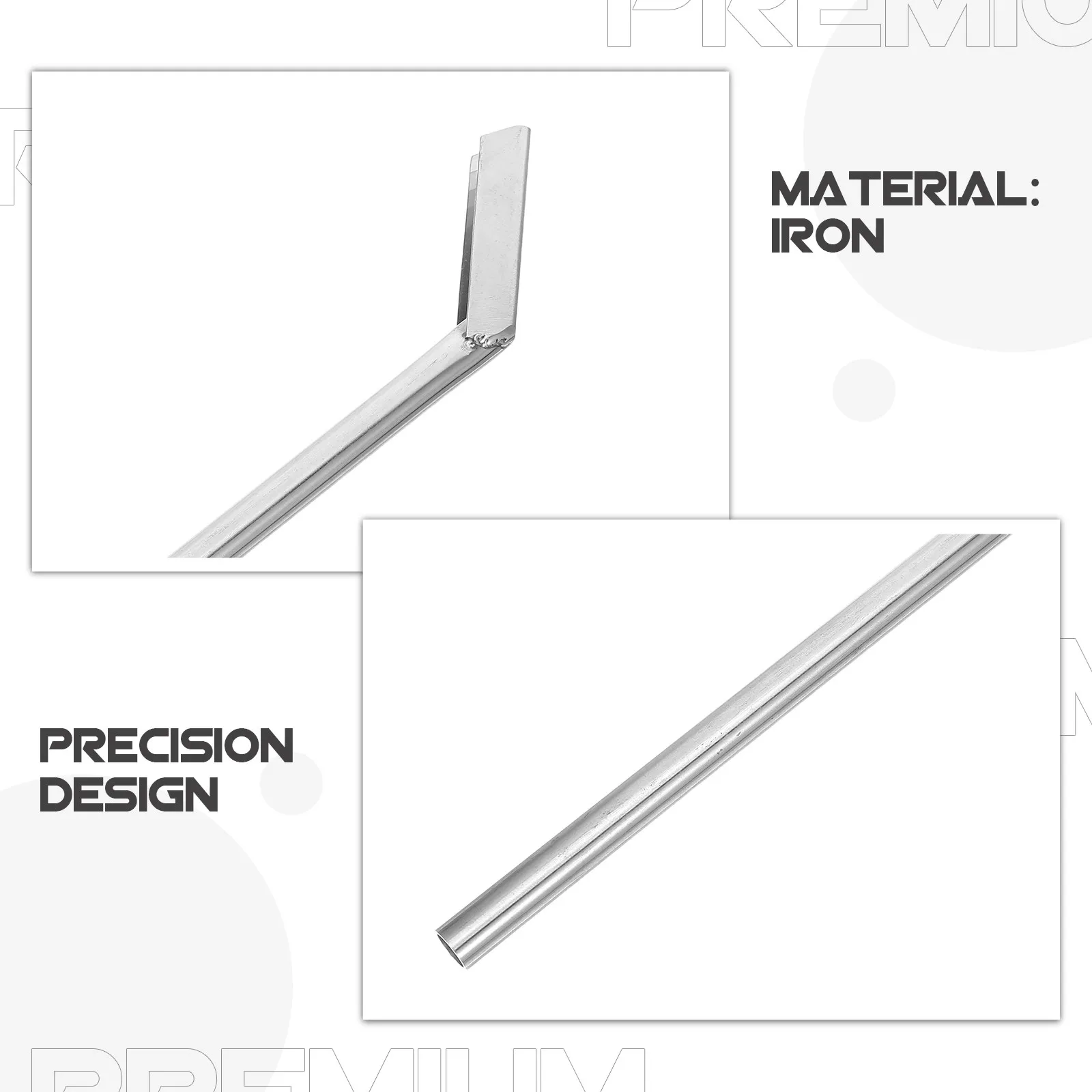 Precision Elevator Sill Scraper Gap Cleaning Tool Metal Construction Comfort Grip Long Handle Prevents Surface Damage Elevator view 3