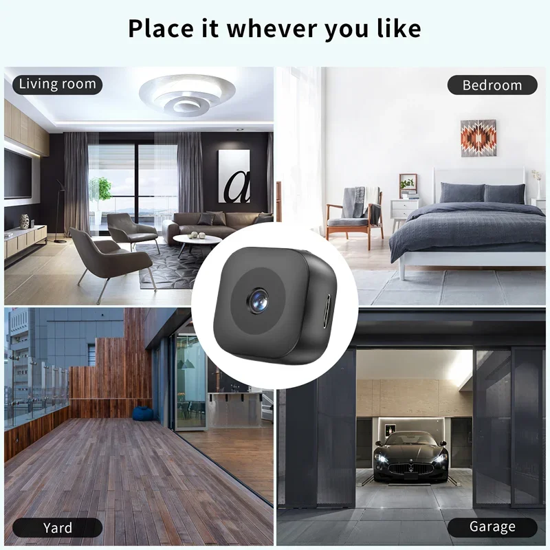 Telecamera 4K HD Pixel Wireless WiFi Monitor remoto Rilevazione movimento Allarme intelligente Telecamera per visione notturna Protezione di sicurezza Nuovo 2025