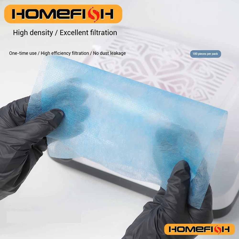 Nail Vacuum Filter Paper Filter White Dust Collector Replace Nail Vacuuming Ultra-thin Cleaner Filter Non Woven Fabric Cotton