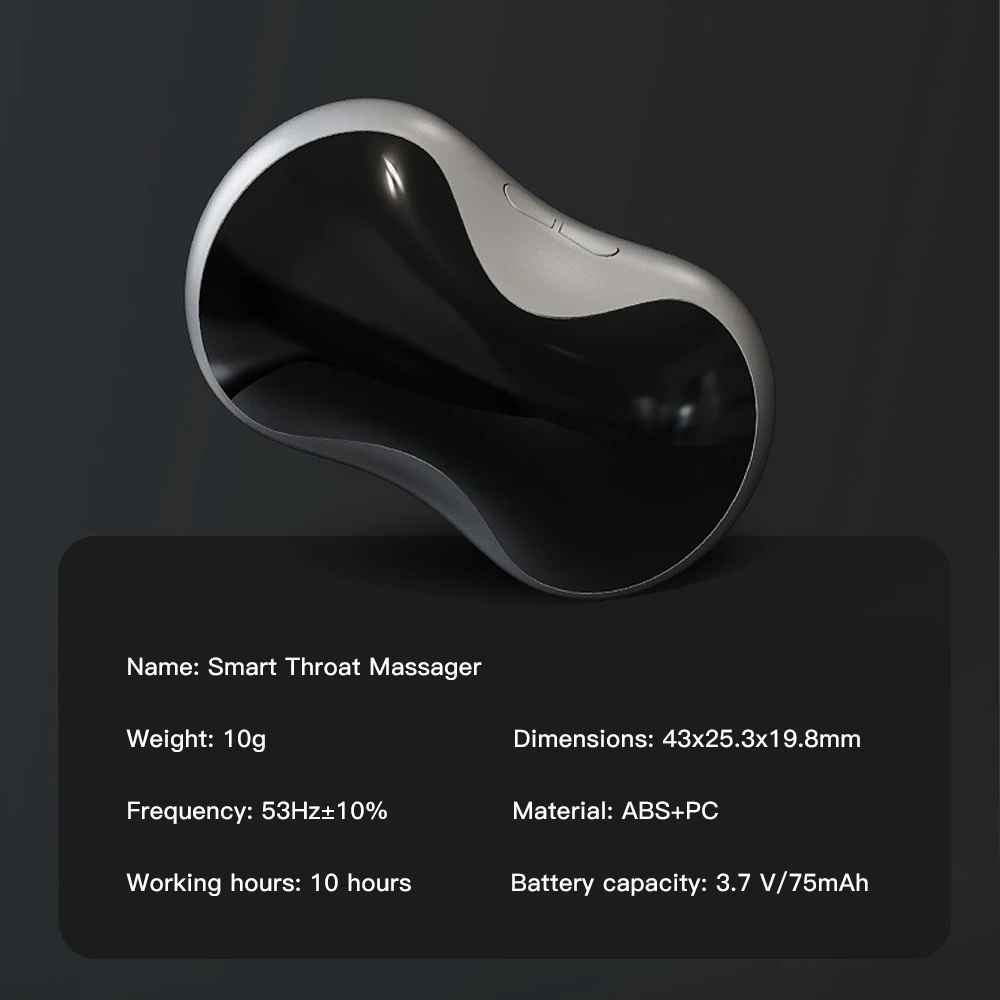 

Pulse Snore Stopper Smart Anti-Snoring Device Smart Throat Massager Snore Prevents Muscle Stimulator TENS EMS Snore-free Devices