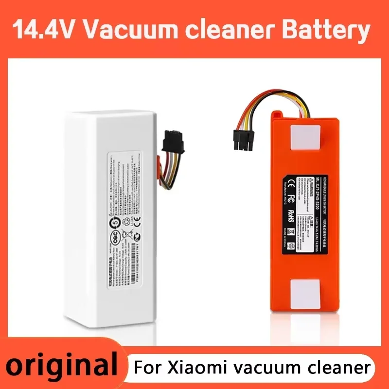 5200mAh-12800mAh BRR-2P4S-5200S Robotic Vacuum Cleaner Replacement Battery For Xiaomi Roborock S55 S60 S65 S50 S51 MAX S6 Parts