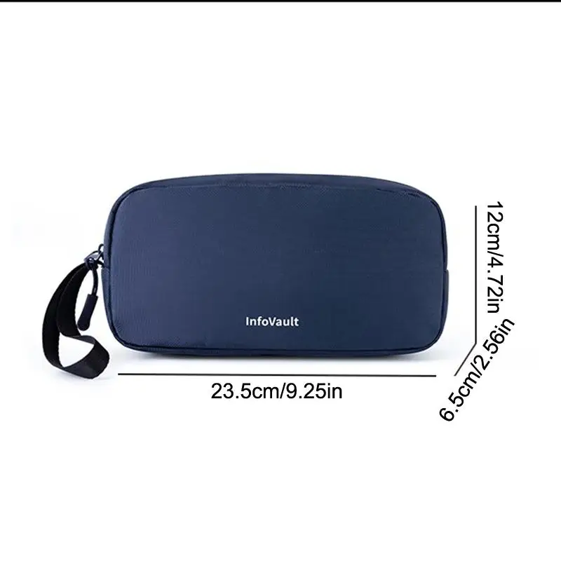 Power Bank Organizer Bag Electronics Gadget Holder Travel Storage Pouch for Cable Adapters Office Work School Supplies