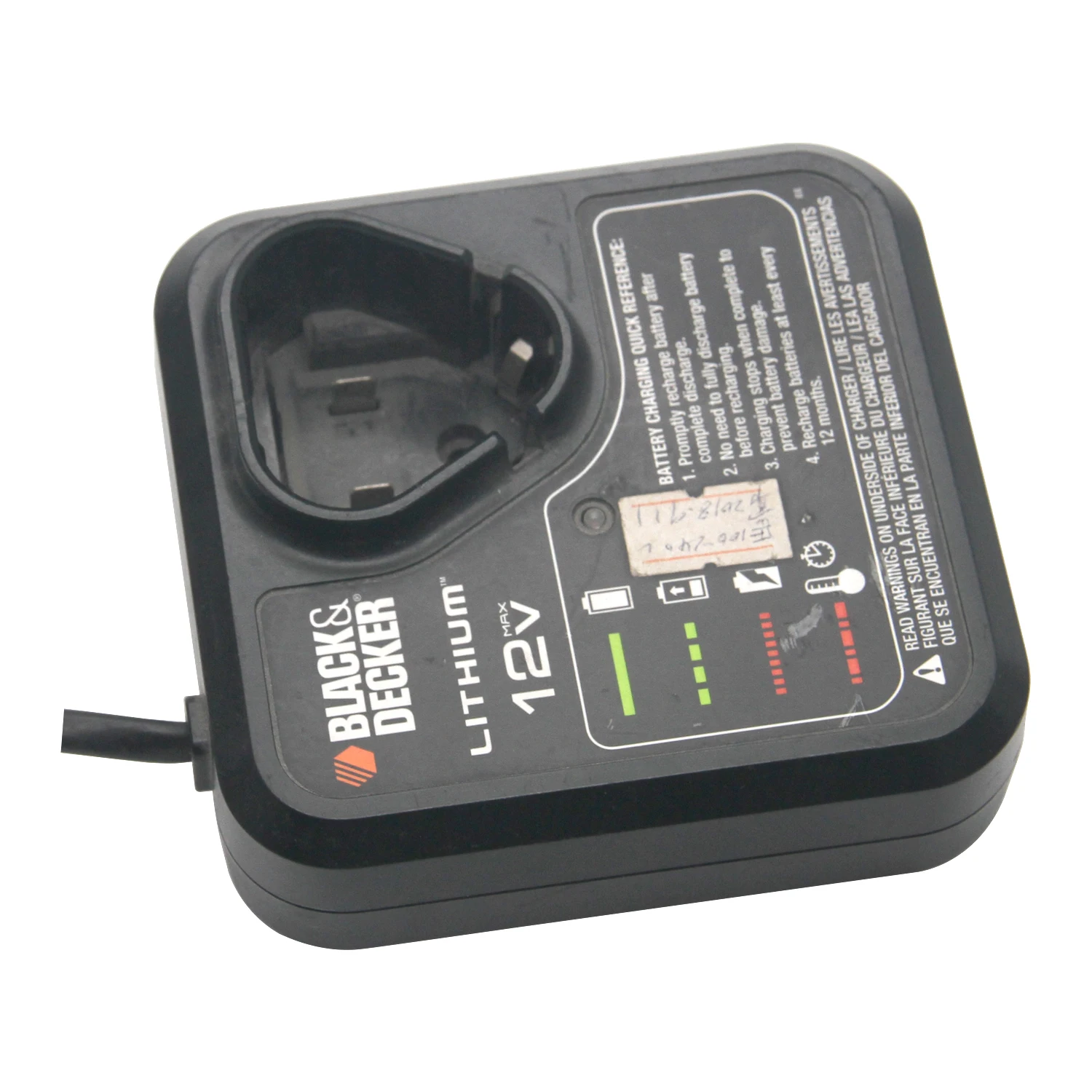 C&P BD CH02 BL1110 BL1310 12V Li-Ion Battery Charger Used For Black and Decker