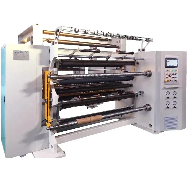 -Factory Direct Sale High Speed Bopet/Bopp/Cpp/Opp Primary Film Roll Slitting R…