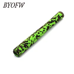 BYOFW 1 PC 255mm Long Straight Green CAMO EVA Foam Fishing Rod Handle Grip Easy Install Building Replacement Split DIY Kit