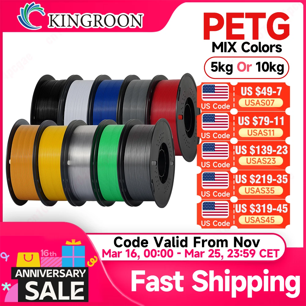 Kingroon 5/10Kg Pet…