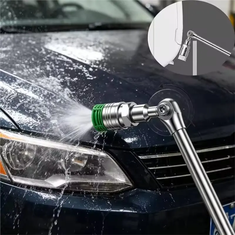 A03Z-Adjustable Nozzle Included 1/4 Quick Connect Pressure Washer Extension Wand Kit For High Pressure Car Wash Systems