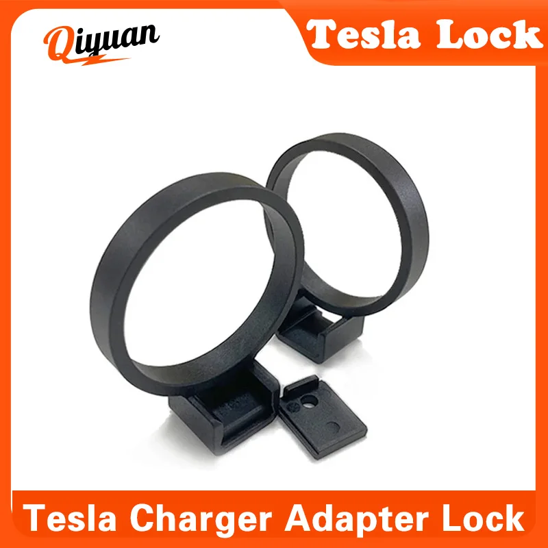 J1772 Lock For Tesla Model Y Model 3 2022Charge Adapter Charging Safety Protection Car Accessories Model3 ModelY 2021 2022 2019