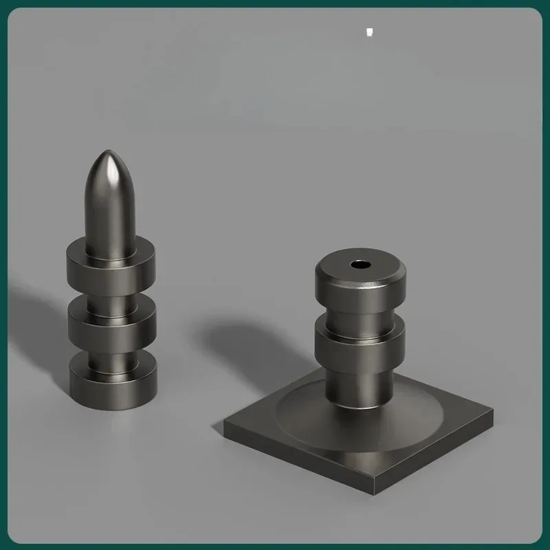50Pcs Zinc Table Pin Locating Dowel With Square Socket For Top Leaf Alignment Extension