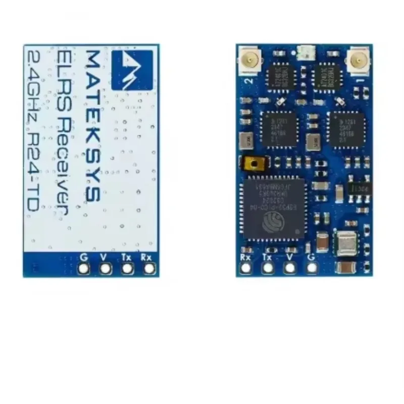 AvaCore1pcs/EXPRESSLRS 2.4GHZ TRUE DIVERSITY RECEIVER, R24-TD 2.4GHz ISM 20dbm (100mW) CRSF For RC FPV Drone