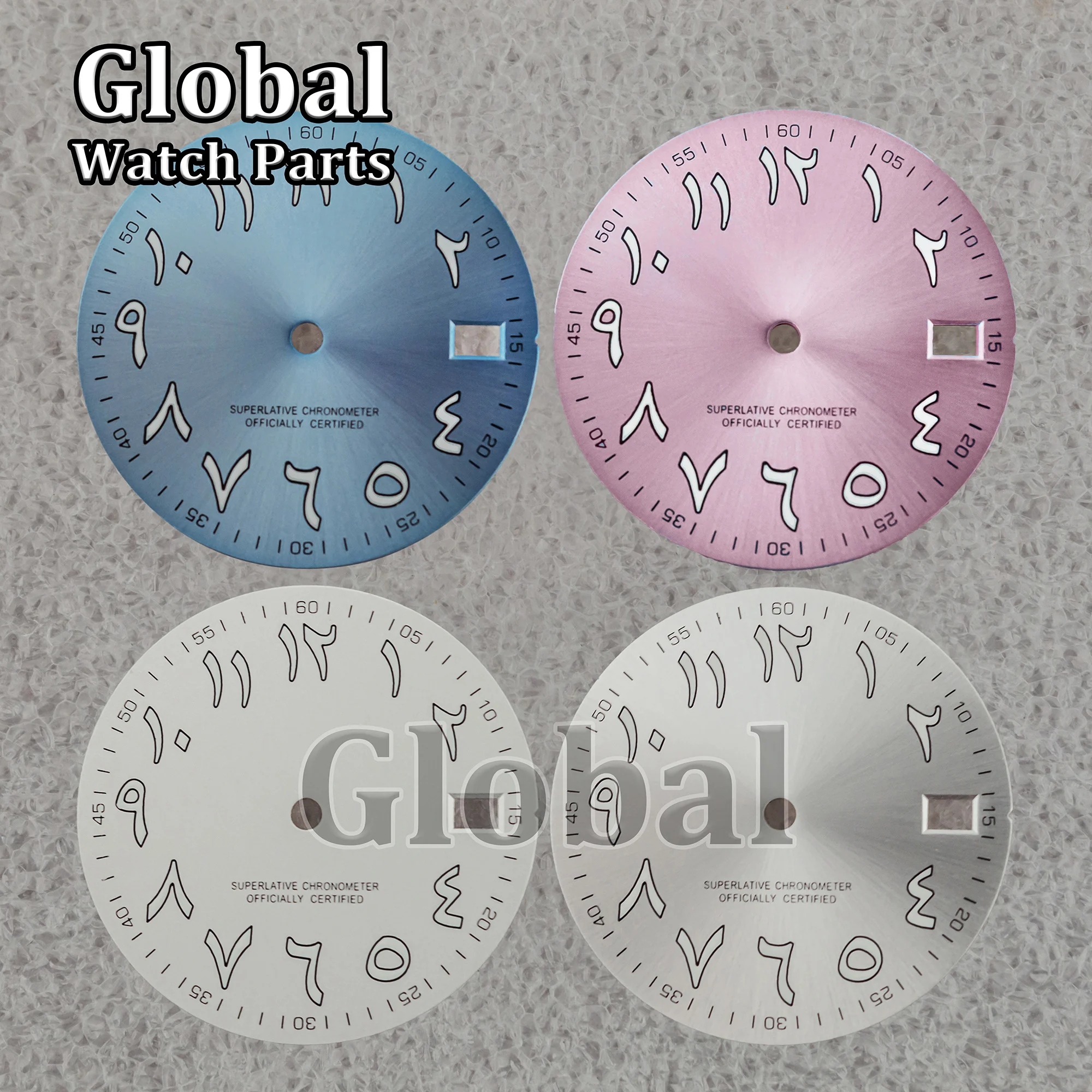 

NH35 Dial For SUB GMT Luminous Dial 28.5mm Watch Dial ArabicNumerals Watch Face NH35 Mechanical Movement Modified Accessories