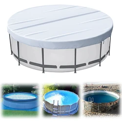 Copertura per piscina rotonda Goture Copertura per piscina solare fuori terra resistente allo strappo resistente allo sbiadimento