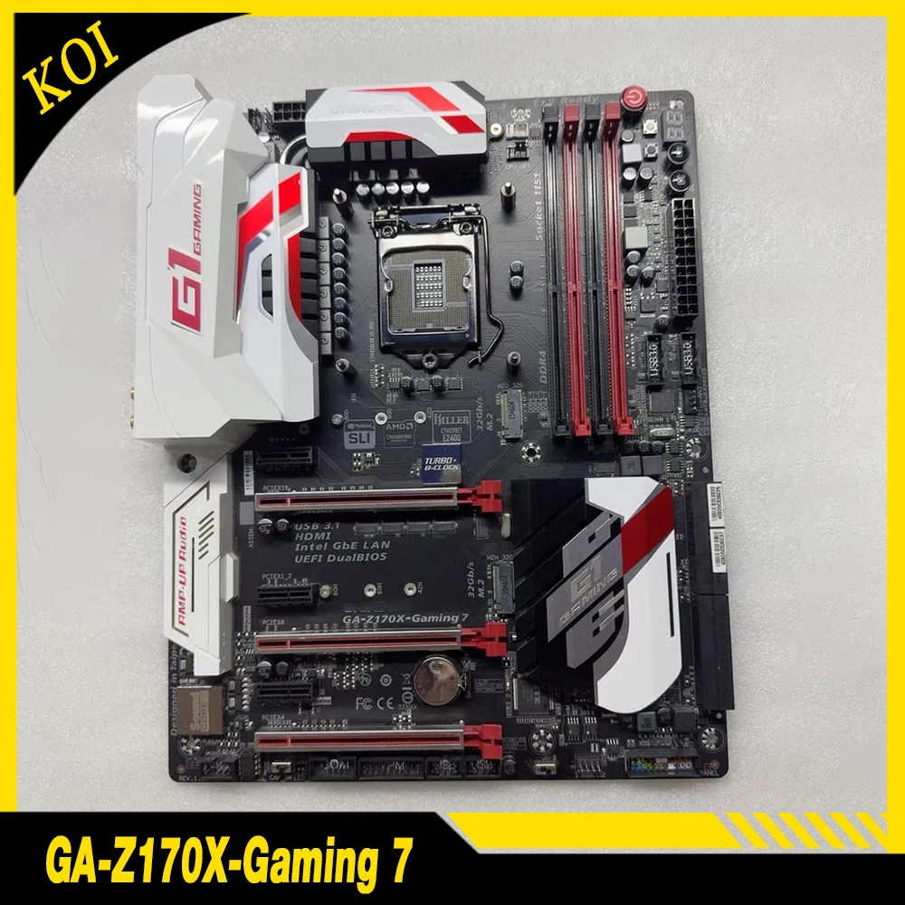 

Для G-i-g-a-b-y-t-e GA-Z170X-Gaming 7 Z170X материнская плата DDR4 LGA1151 64 ГБ PCI-E 3,0 M.2 SSD Z170X-Gaming 7