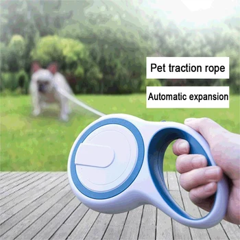 Pet Automatic Telescopic Rope 3M/5M Dog Walking Rope Round Dog Rope Nylon Material Traction Rope 17YN2026 1
