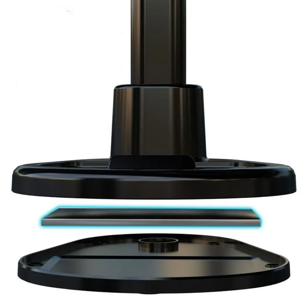 

Durable Universal Desktop Phone Holder Telescopic Dual Card Slot Tablet Holder Stable Base Portable Phone Stand Household