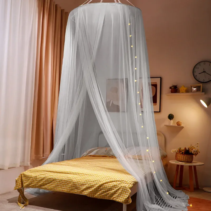 Child Canopy Mosquito Net Window for Double Bed Fabric Door Folding Tent Bed Curtain Extendable Anti Mosquito Tent Romantic