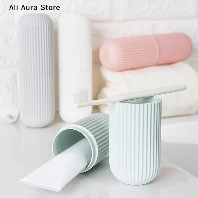 1Pcs Portable Toothbrush Toothpaste Holder Storage Box For Travel Camping Keeps From Dirt Damage